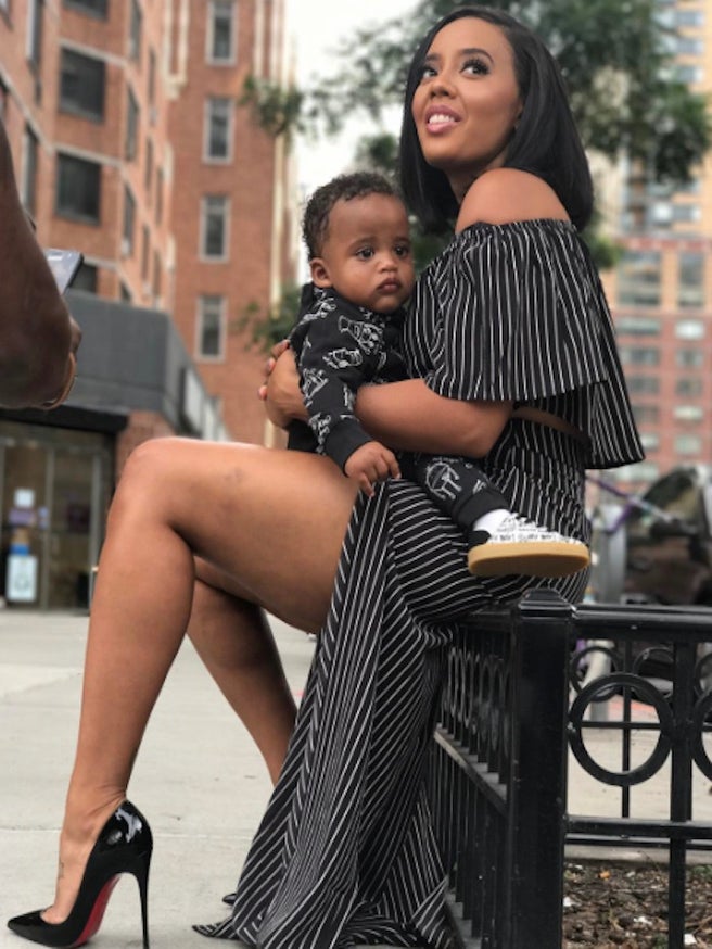 Photos Of Angela Simmons And Son Sutton Joseph Essence